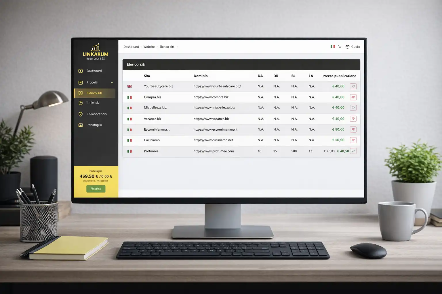 Marketplace Linkarum